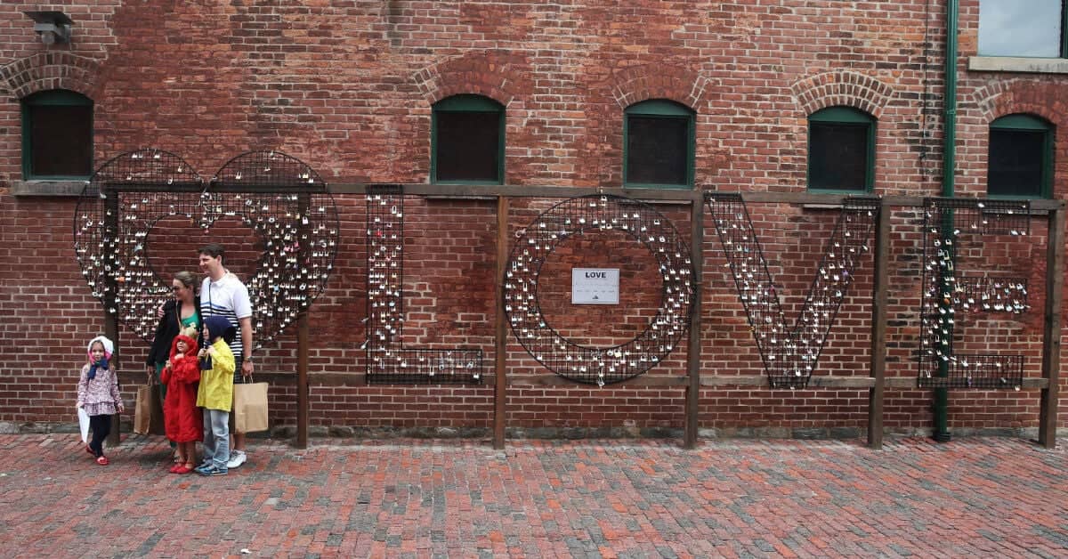 Love Lock Art Installation