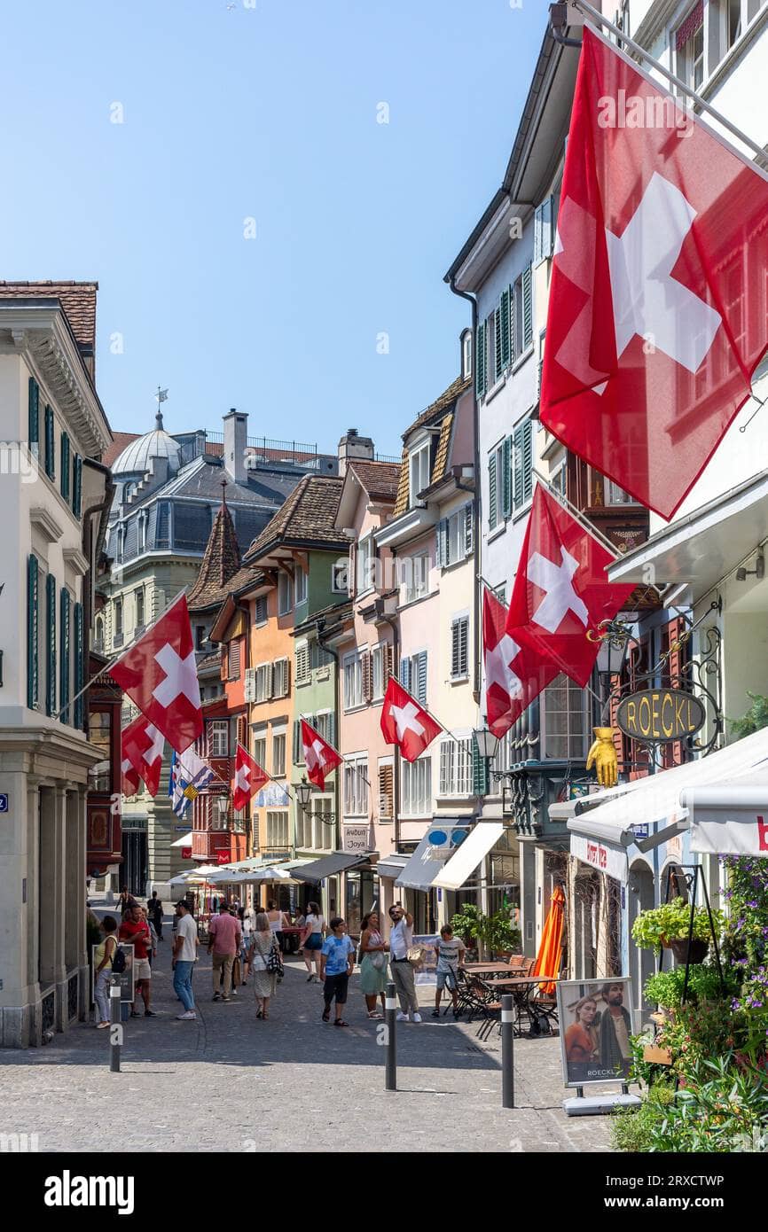 Swiss Flags Galore