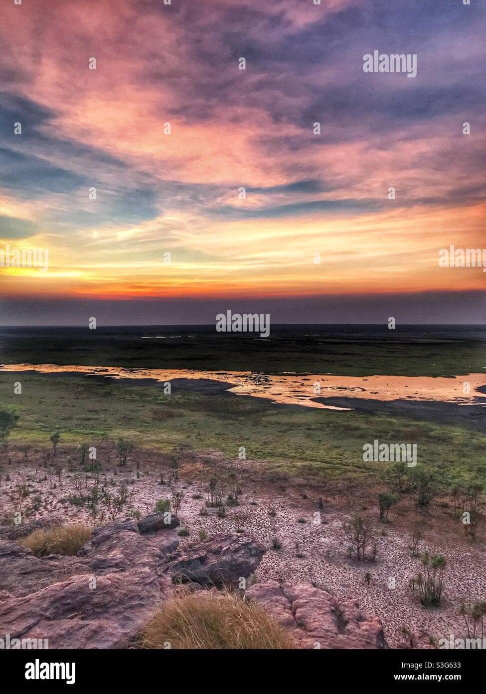 Nadab Floodplain Sunset