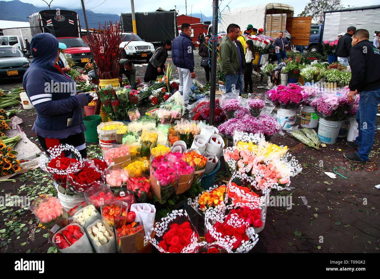 Vibrant Flower Market