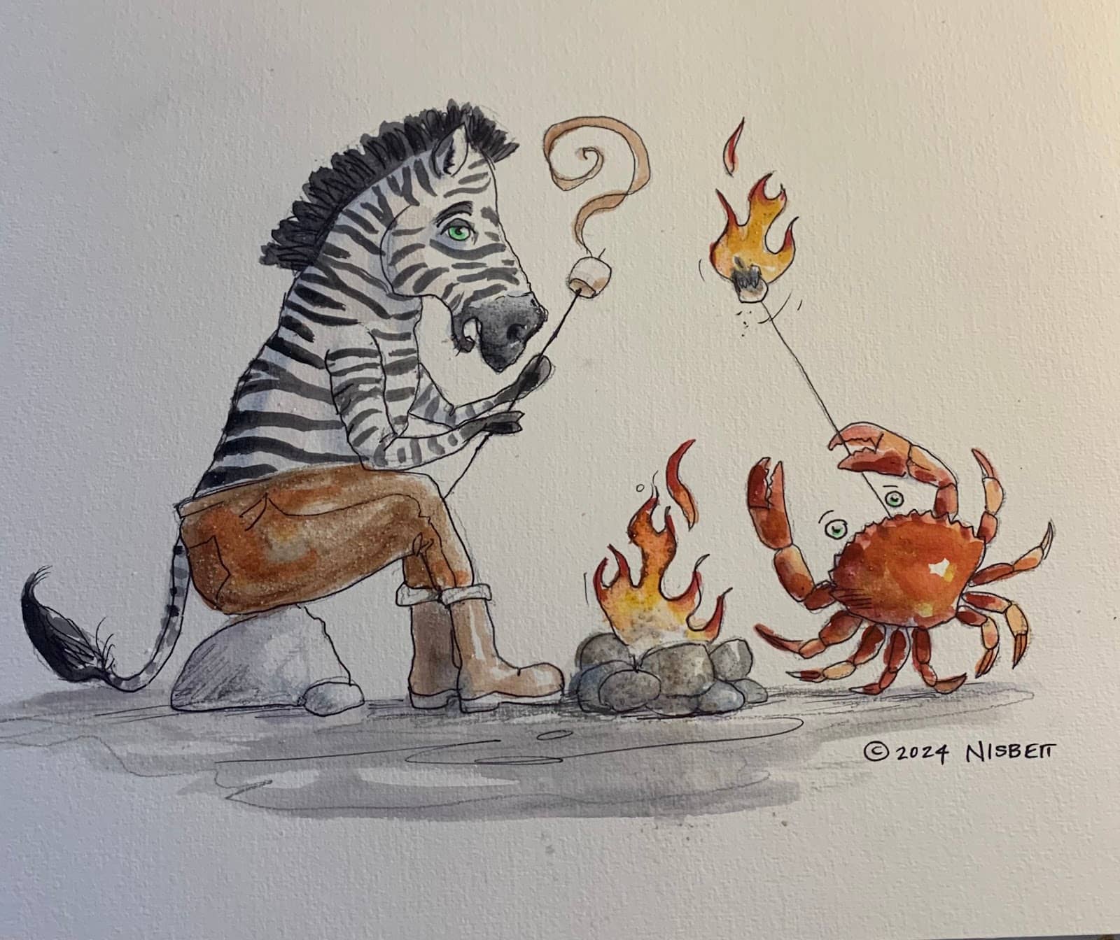 Hand-Painted Wine Glasses