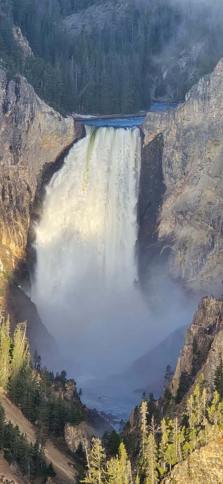 Brink of the Lower Falls Trail - Image 1