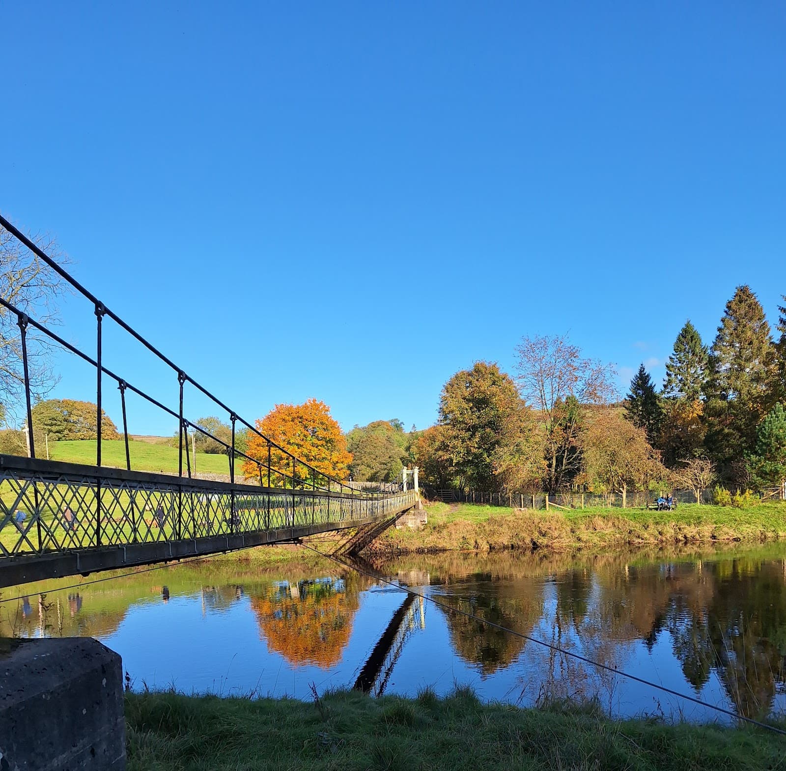 Hebden Suspension Bridge - Image 1