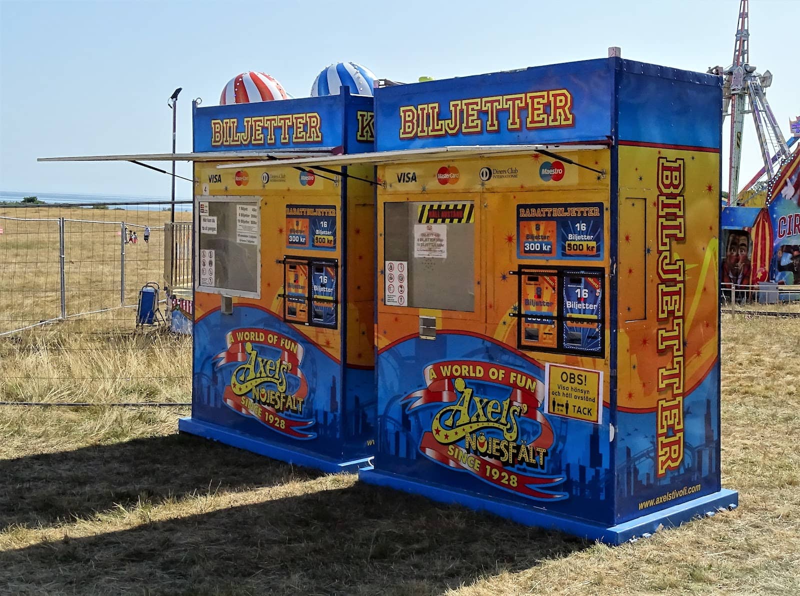 Lively Fairground Atmosphere