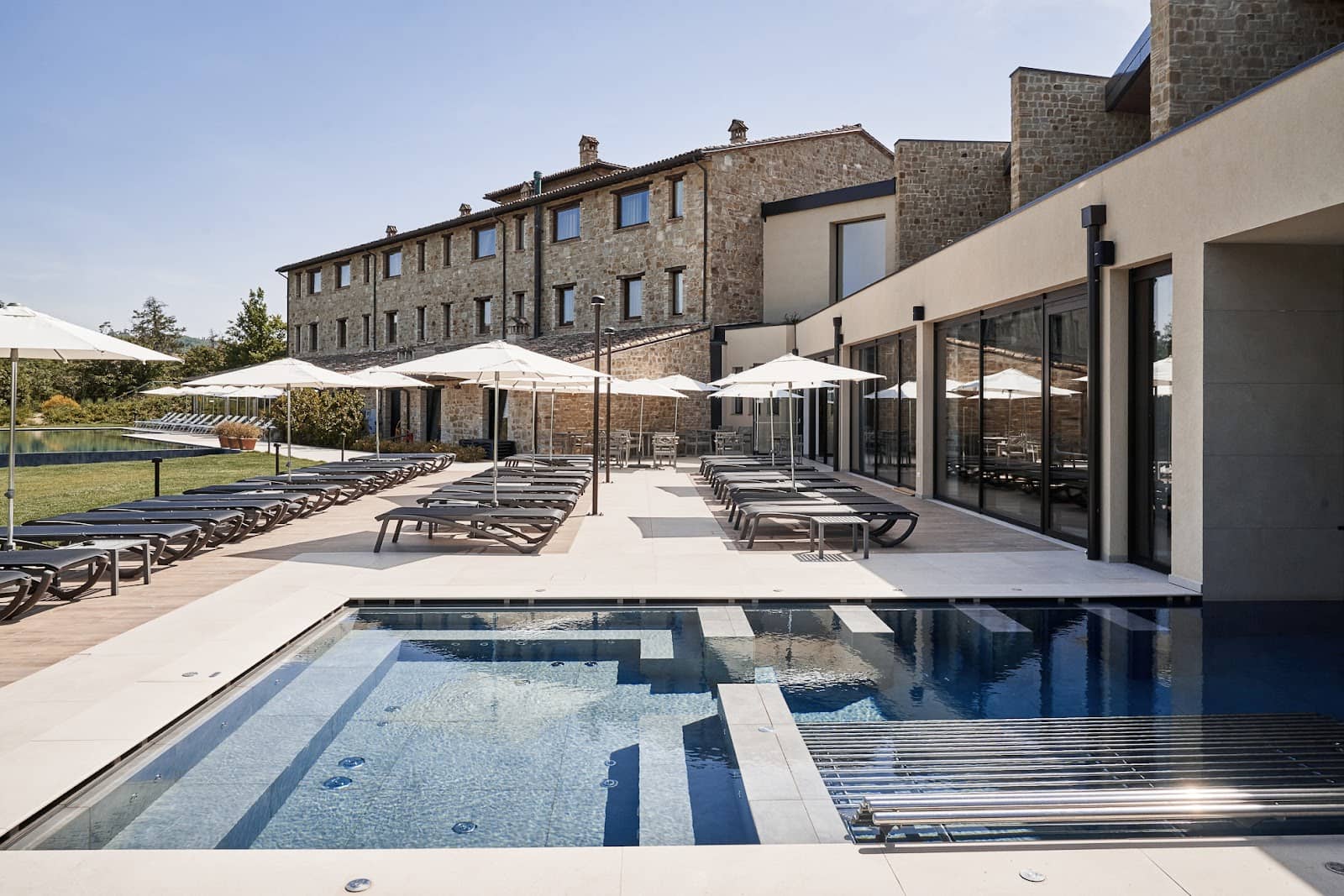 Serene Poolside Relaxation