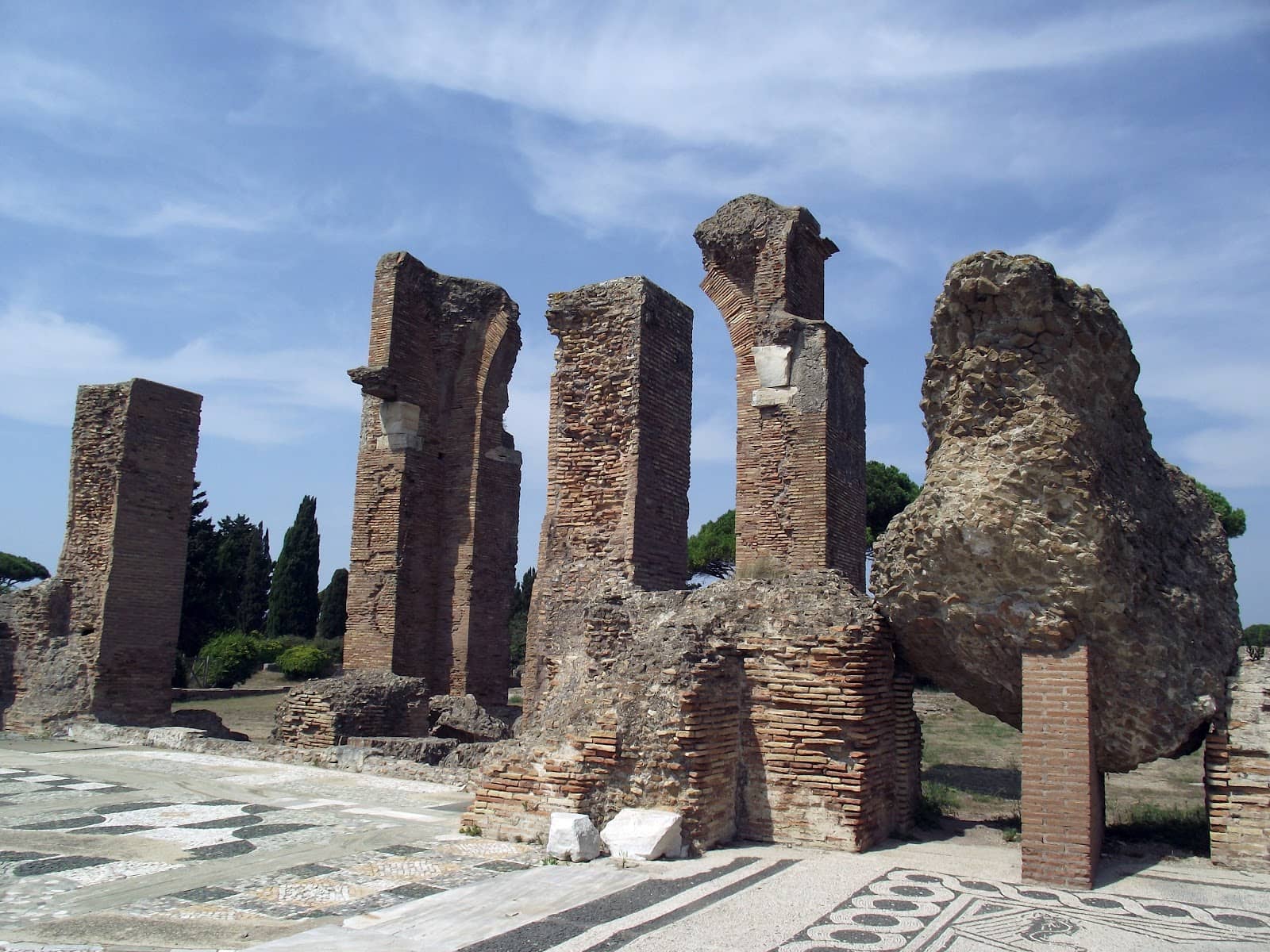 Colonnaded Courtyard