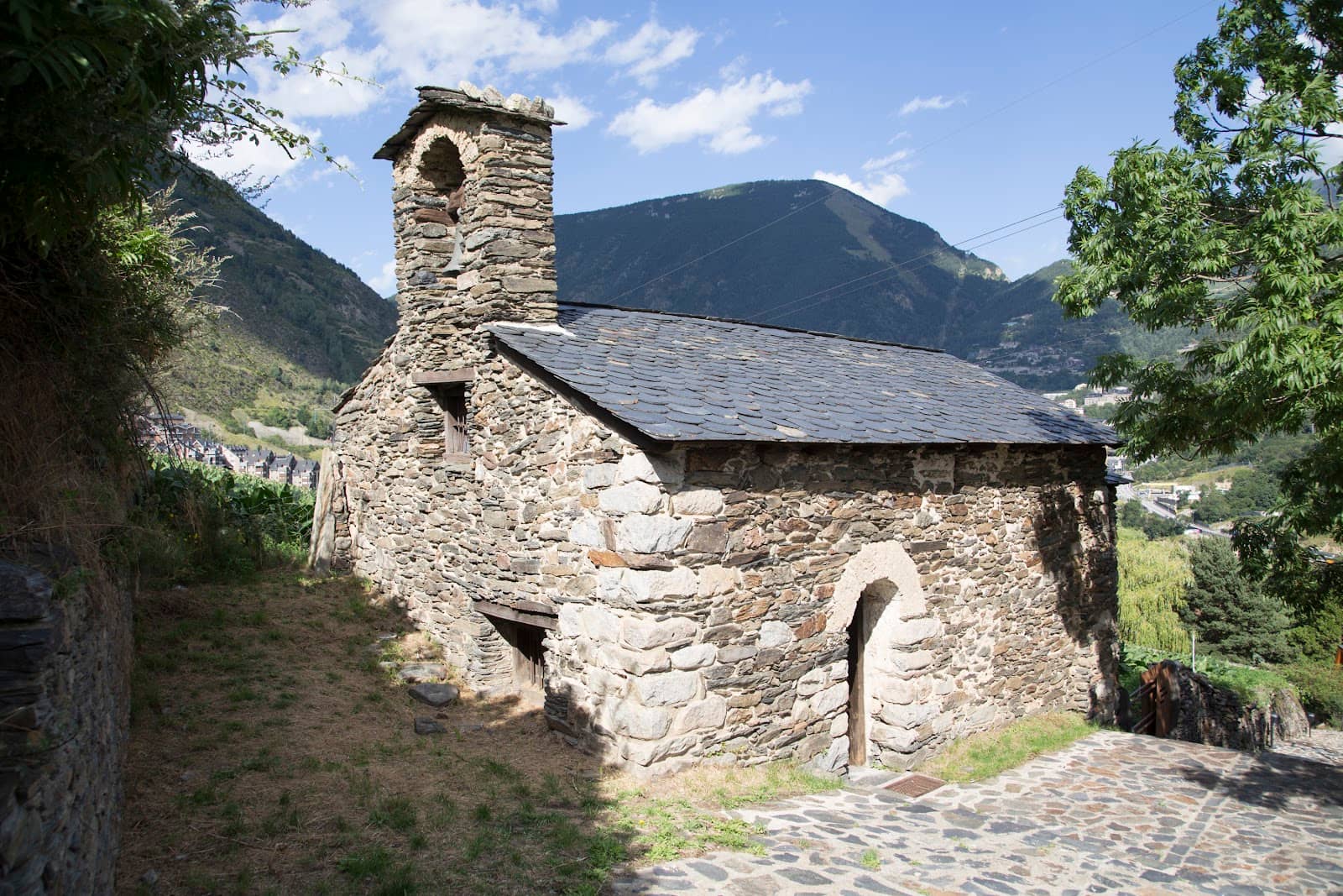 Tranquil Village Setting