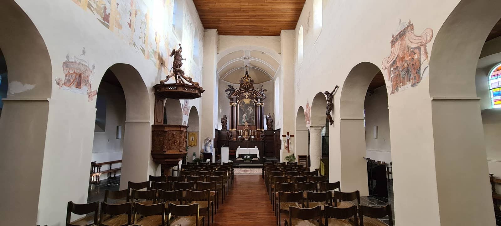 Tranquil Village Setting