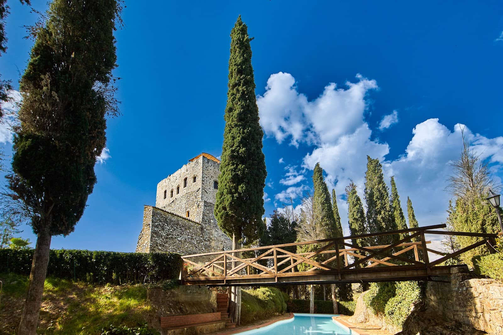 Moated Outdoor Pool
