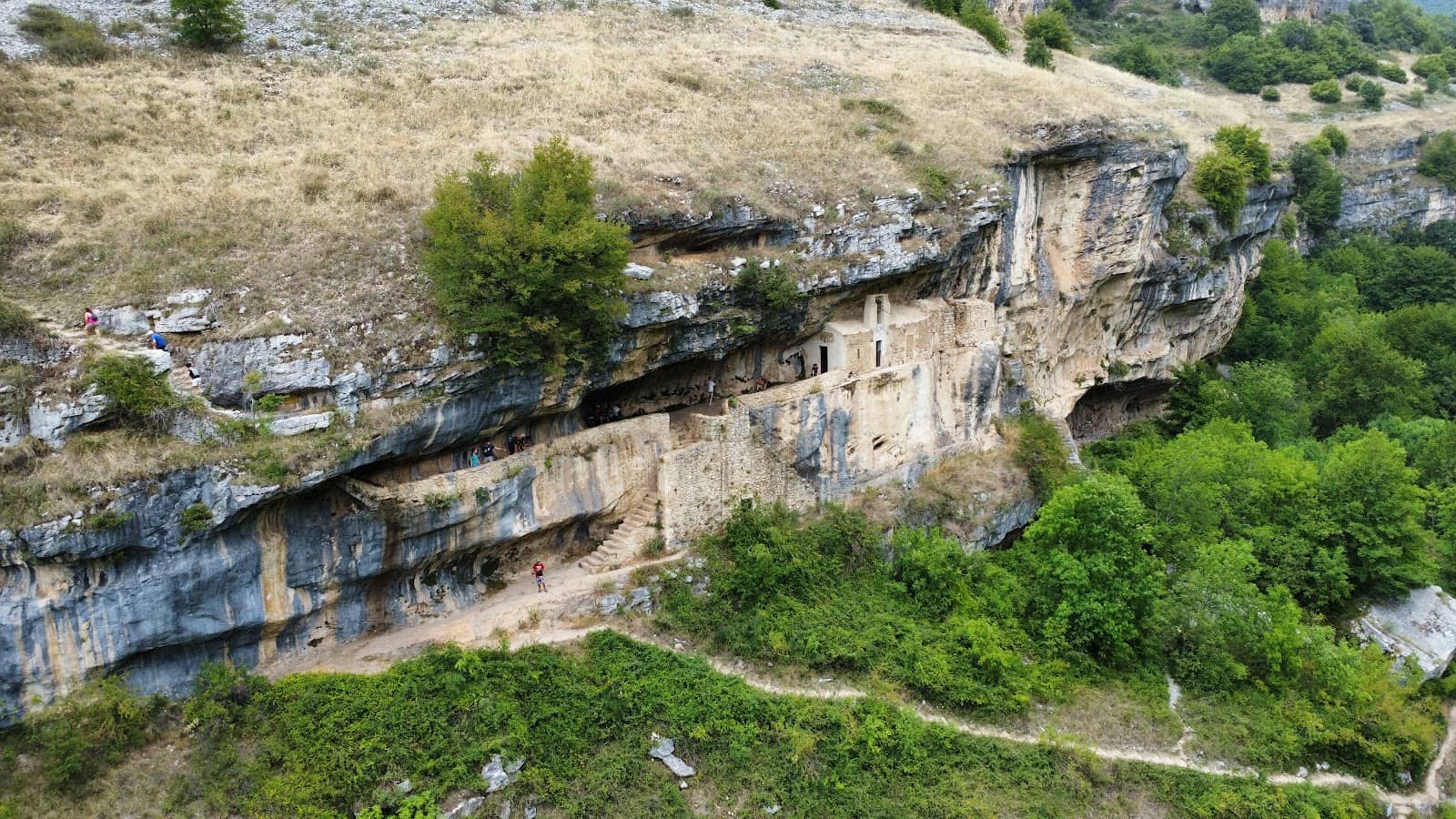 Ancient Fresco and Altar