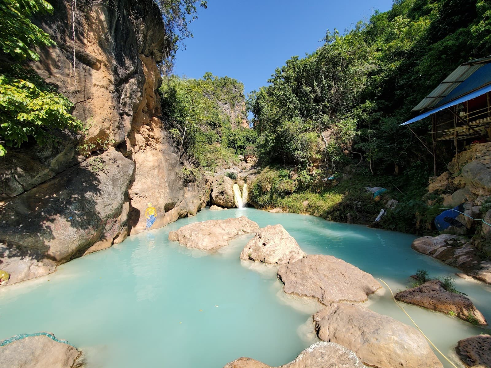 Dee Dote Waterfall Blue Lagoon - Image 1