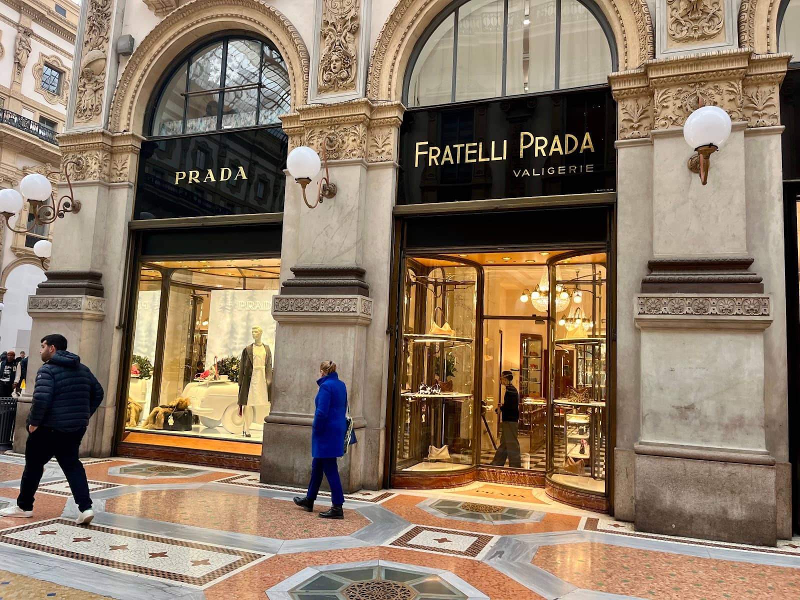 Prada Galleria Bag Display