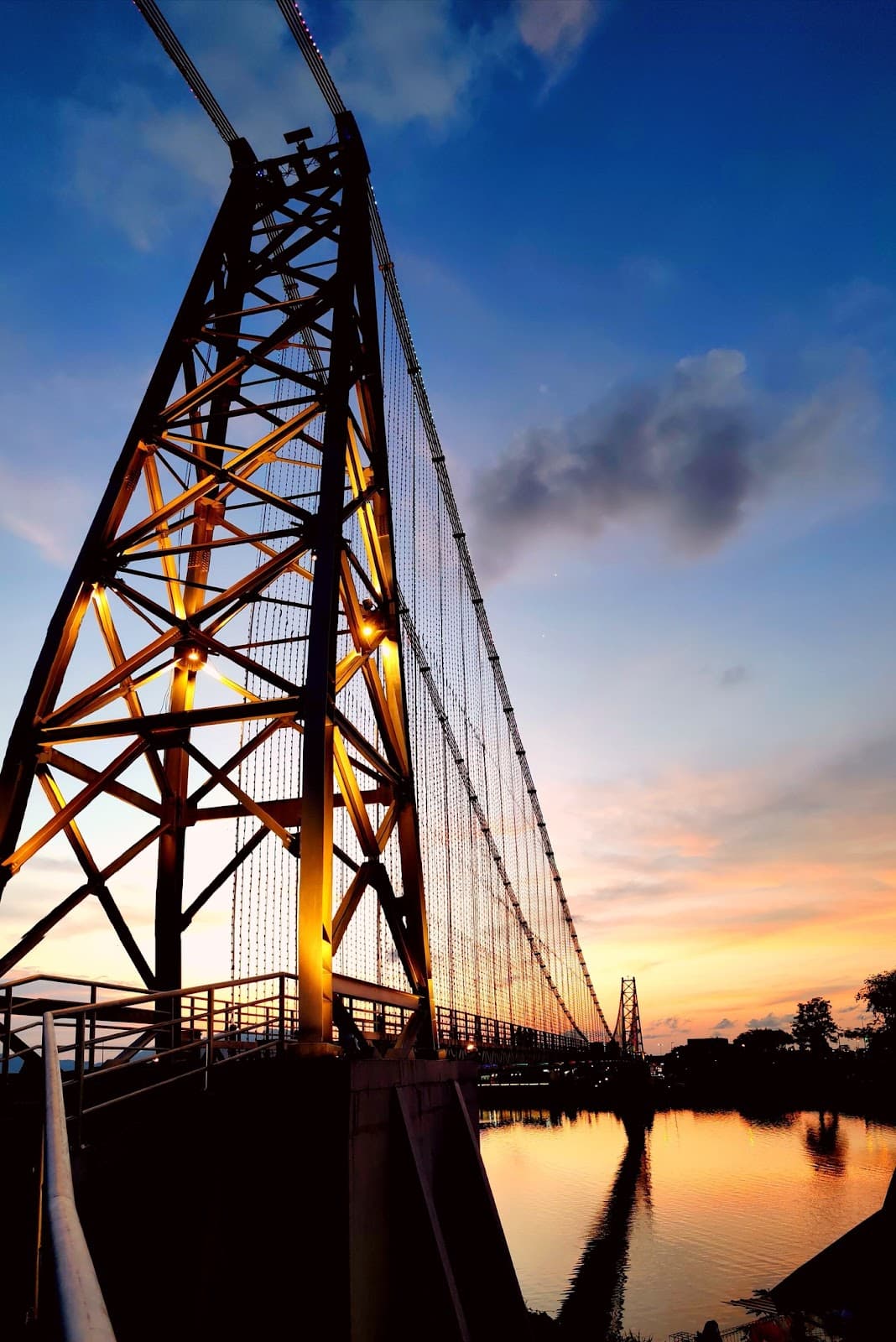 Satok Suspension Bridge - Image 1