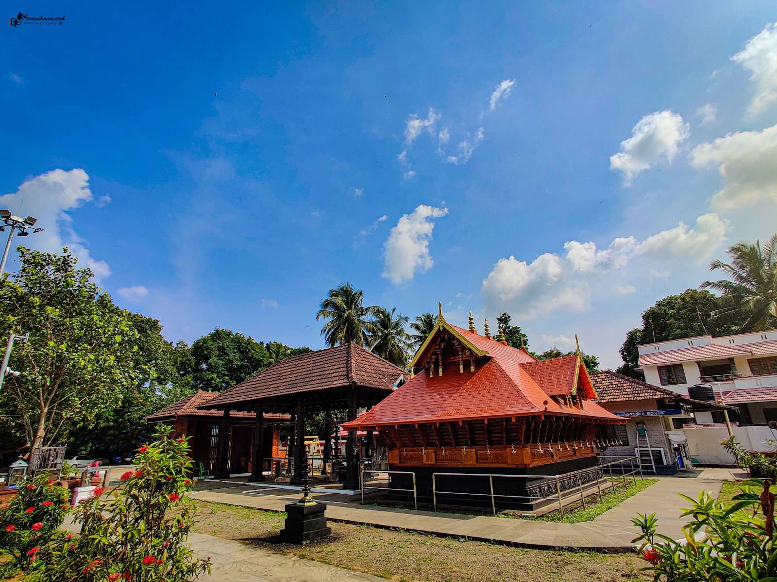 Peaceful Temple Surroundings