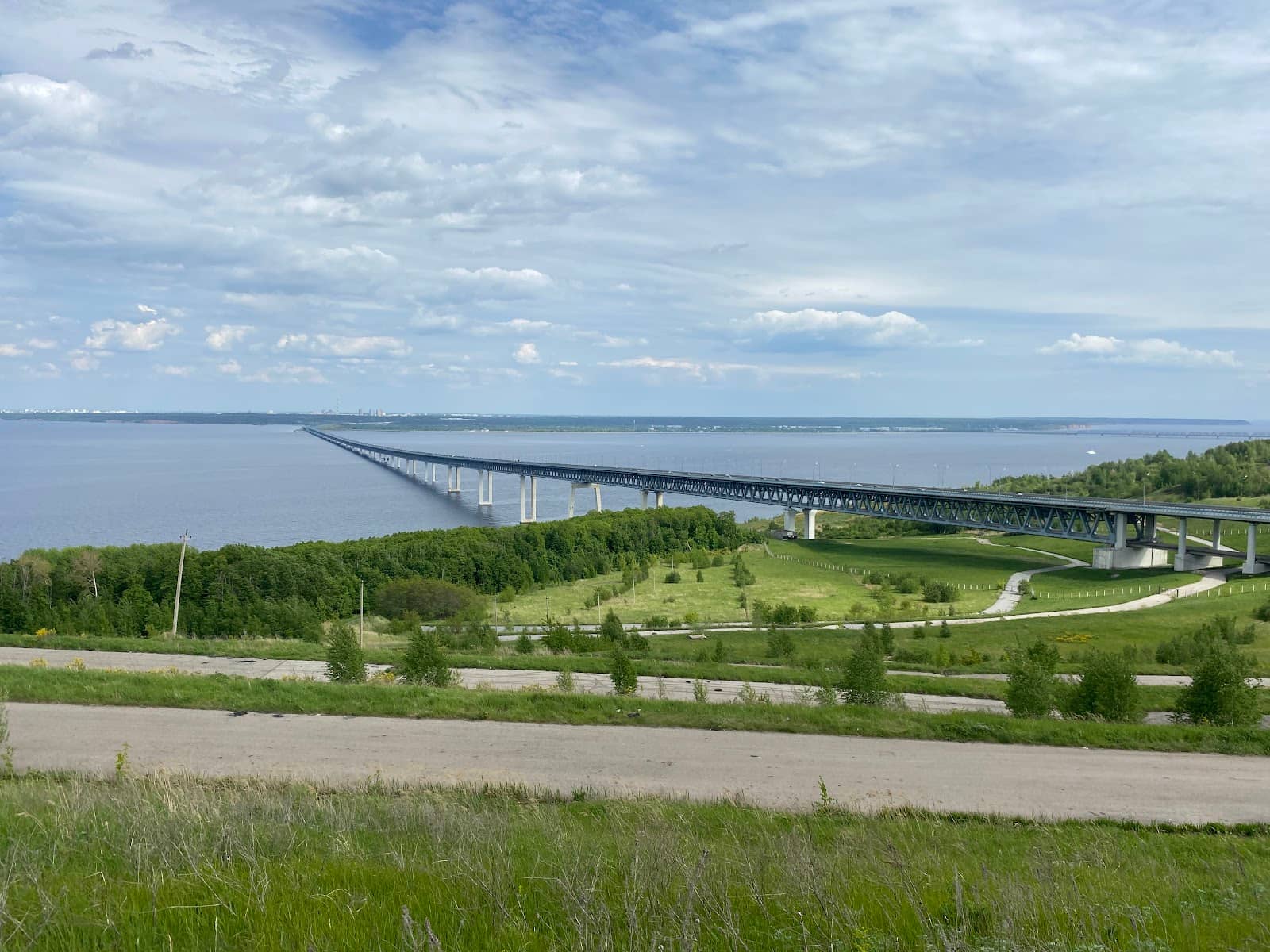 Scenic Volga River Vistas