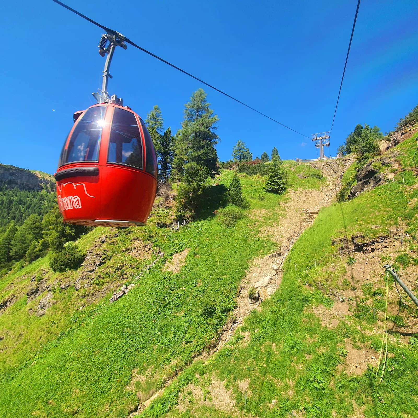 Hiking from Gardena Pass