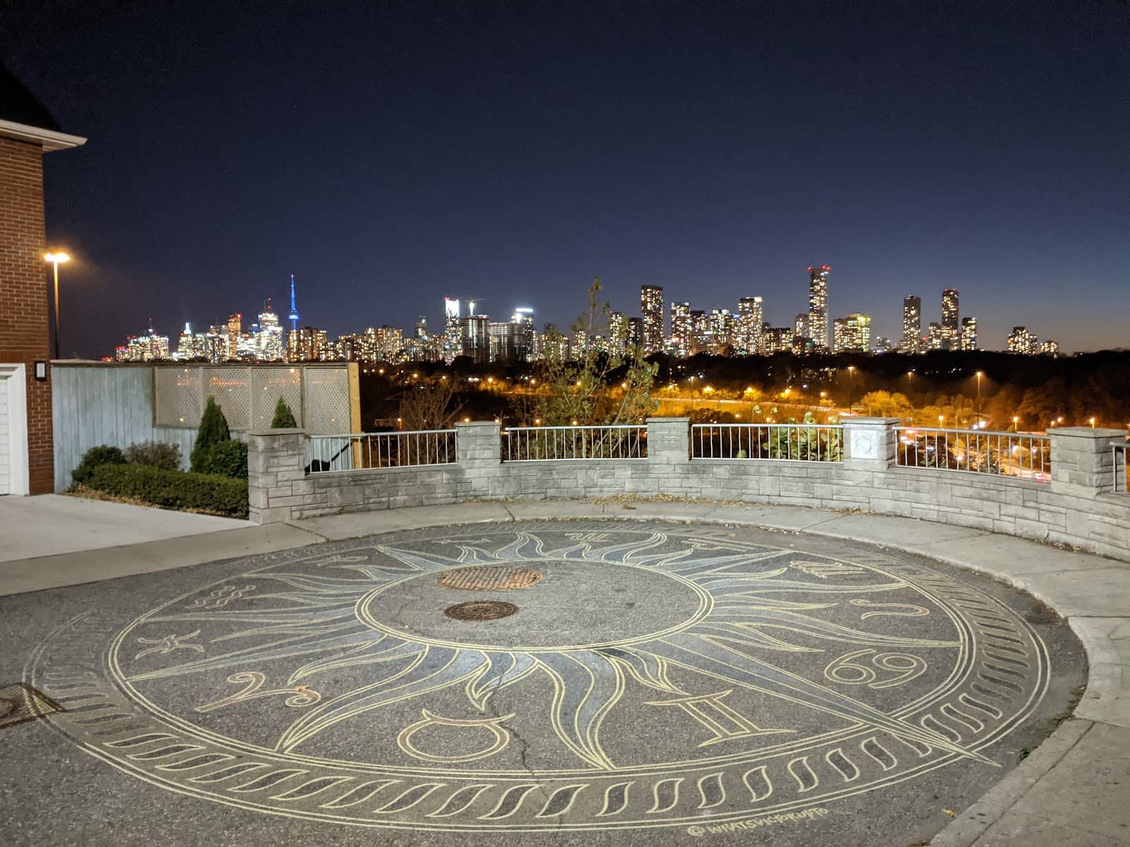 Sunset and City Lights