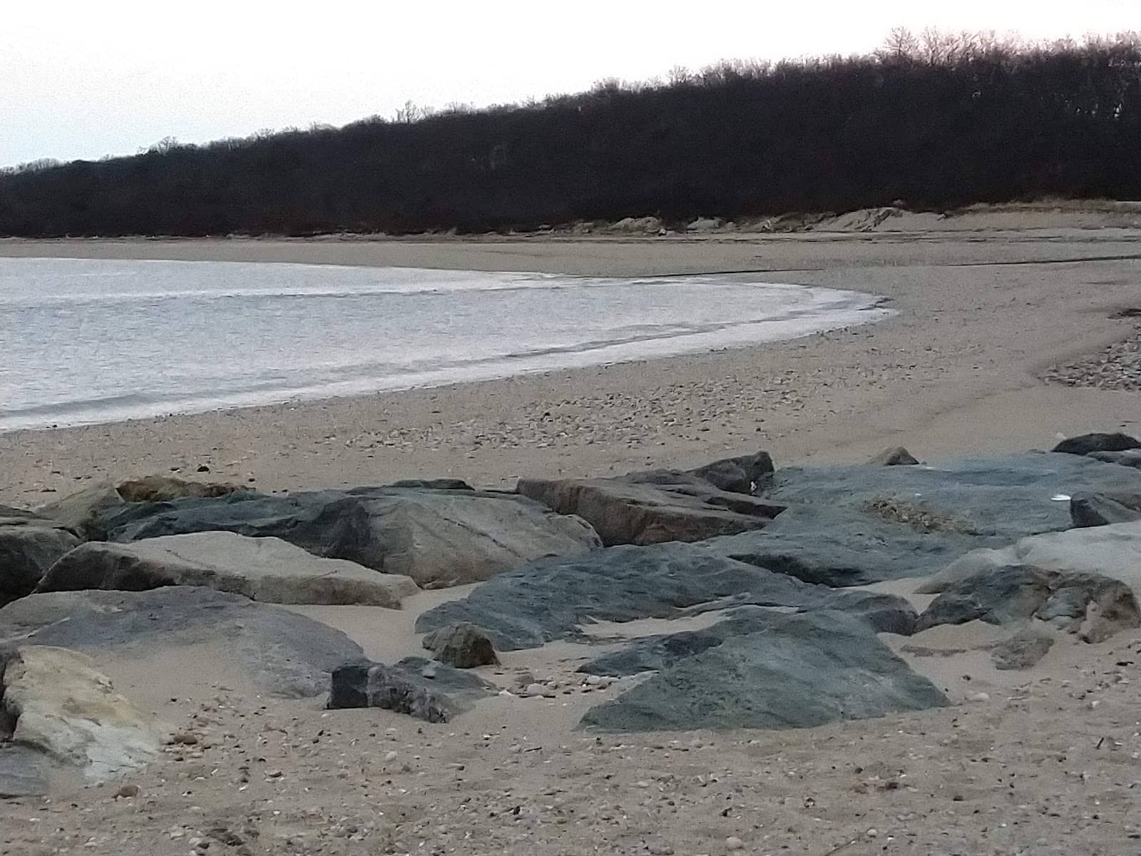 Rocky Long Island Sound Beach