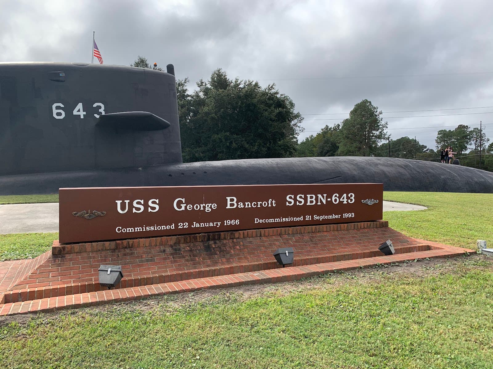 USS Bancroft Sail Monument (Kings Bay) - Image 1