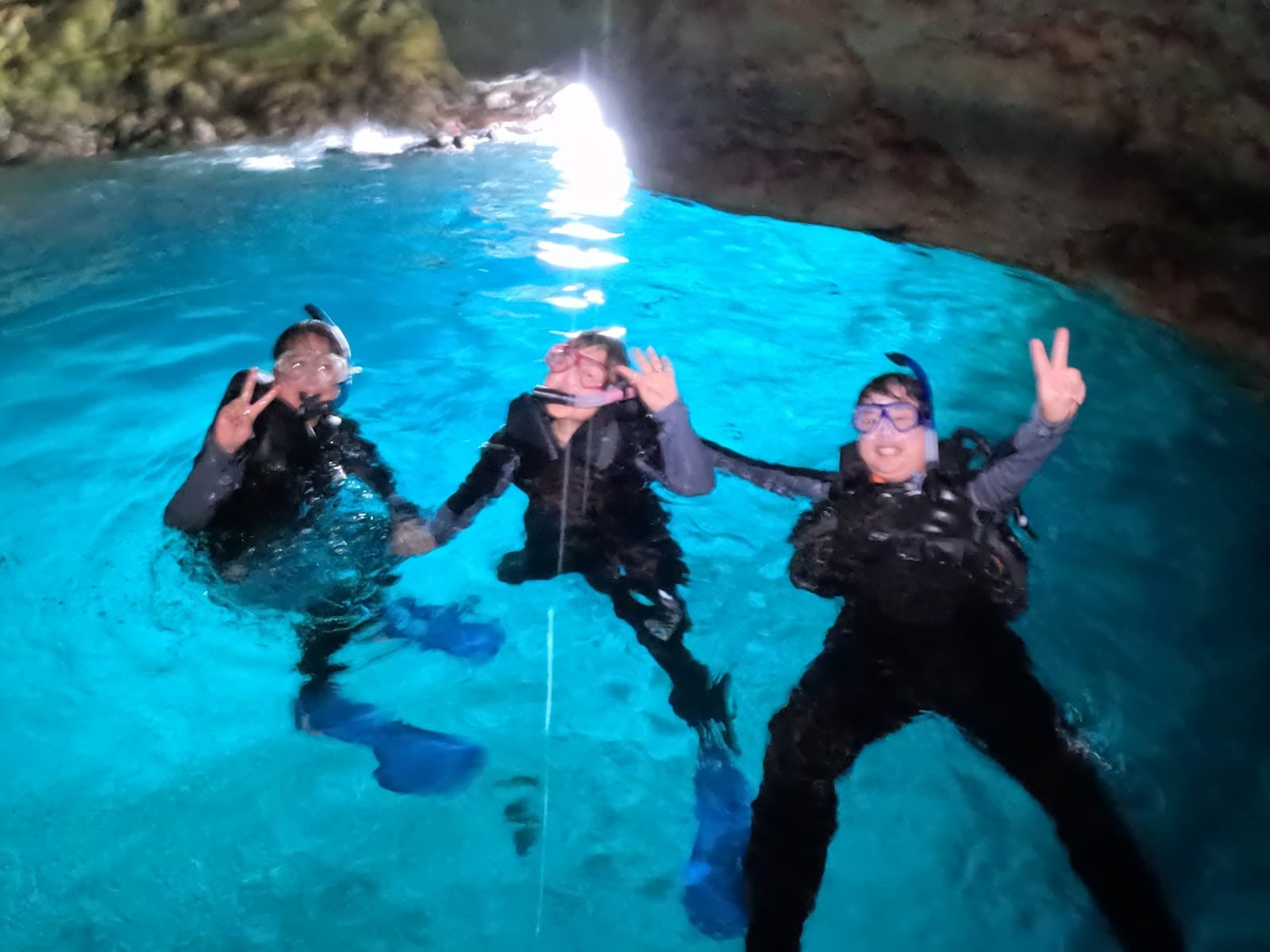 Blue Cave Okinawa - Image 1