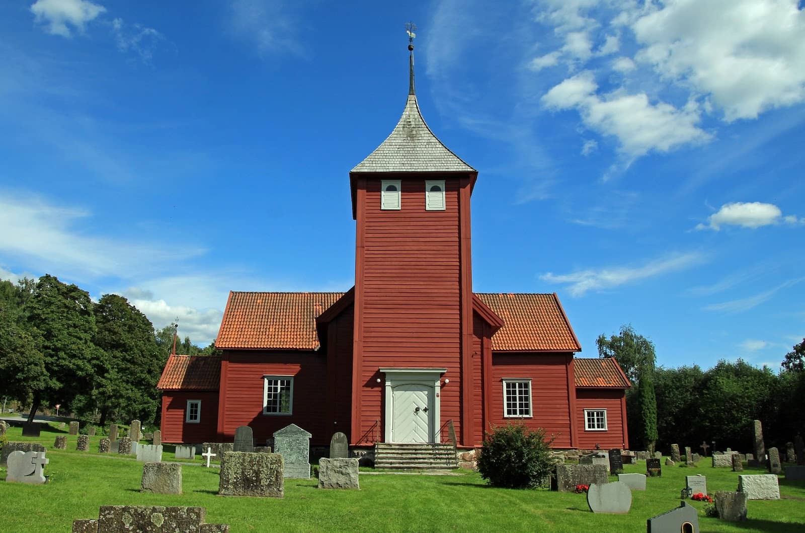 Church Exterior and Graveyard