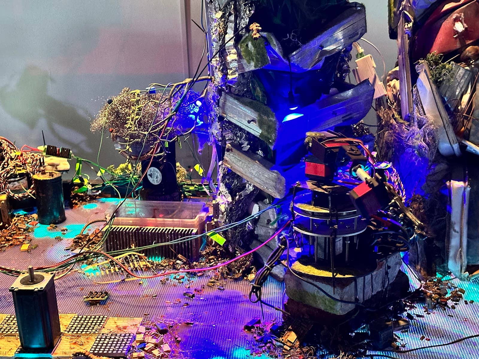 "Between 0 & 1" AI Art Installation