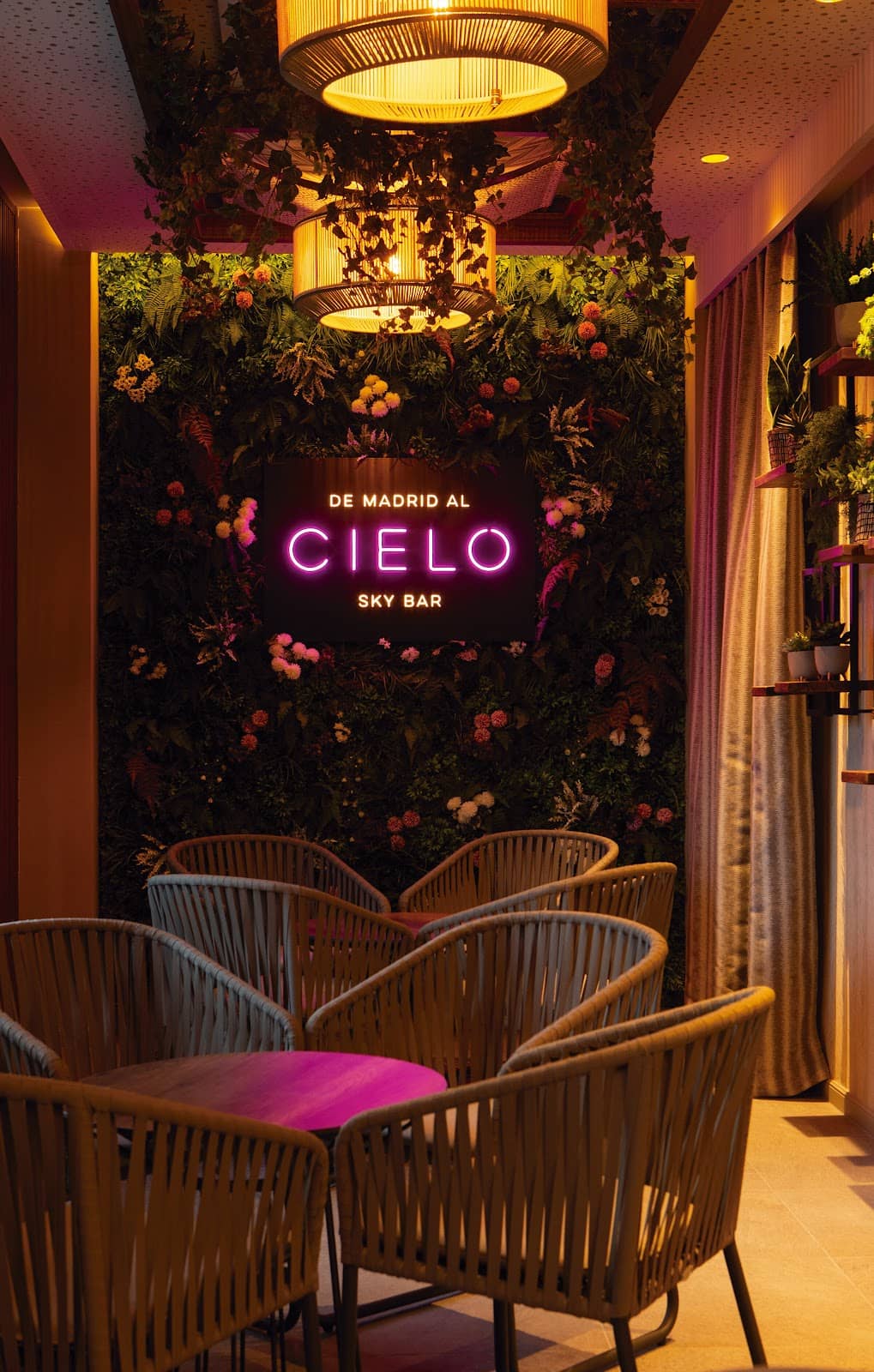 Vibrant Nighttime Ambiance