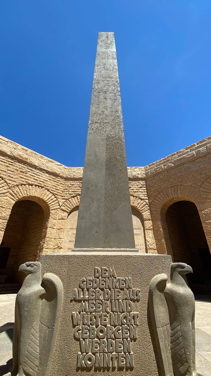 Central Obelisk and Falcons
