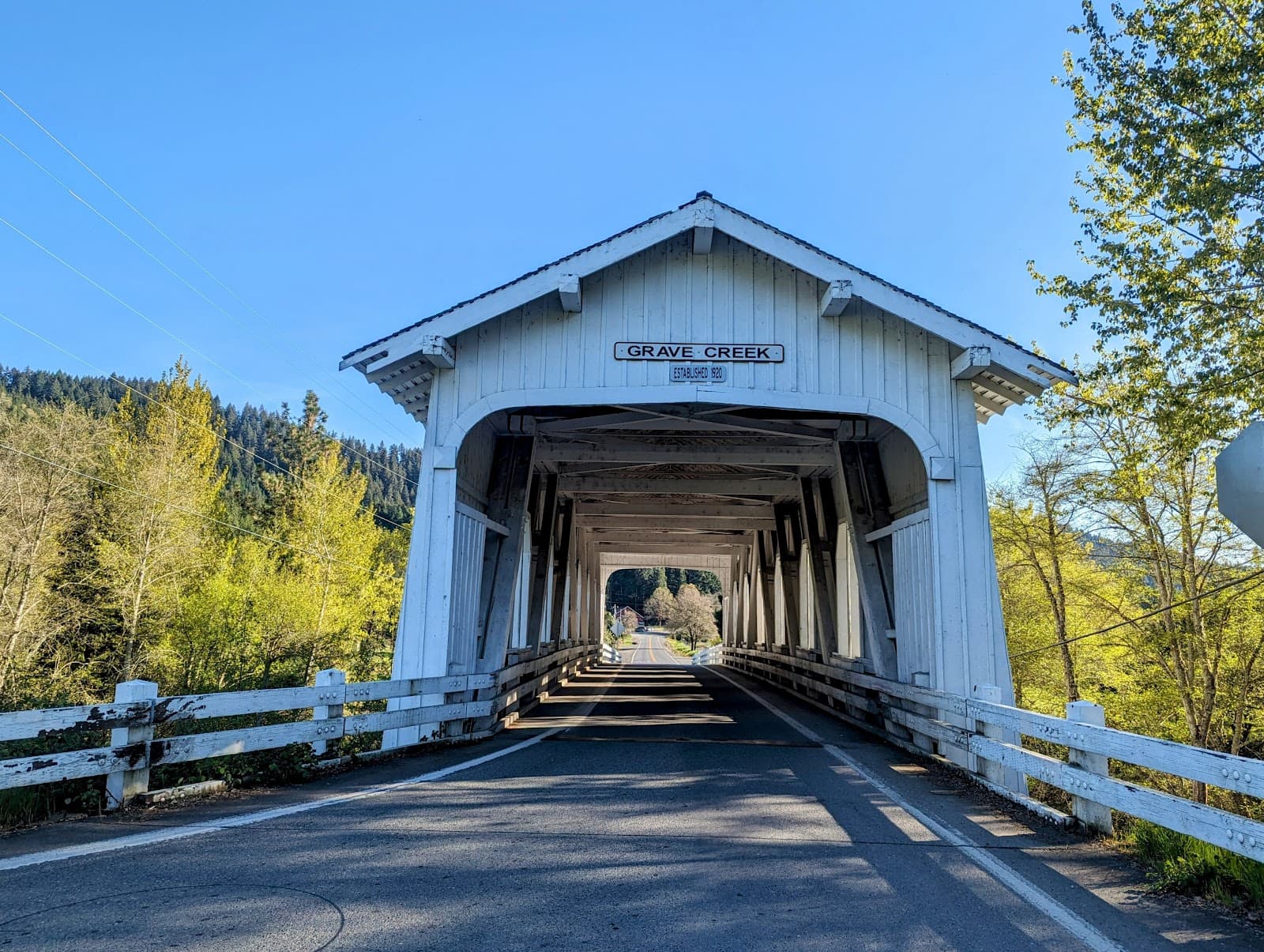 Grave Creek Covered Bridge - Image 1