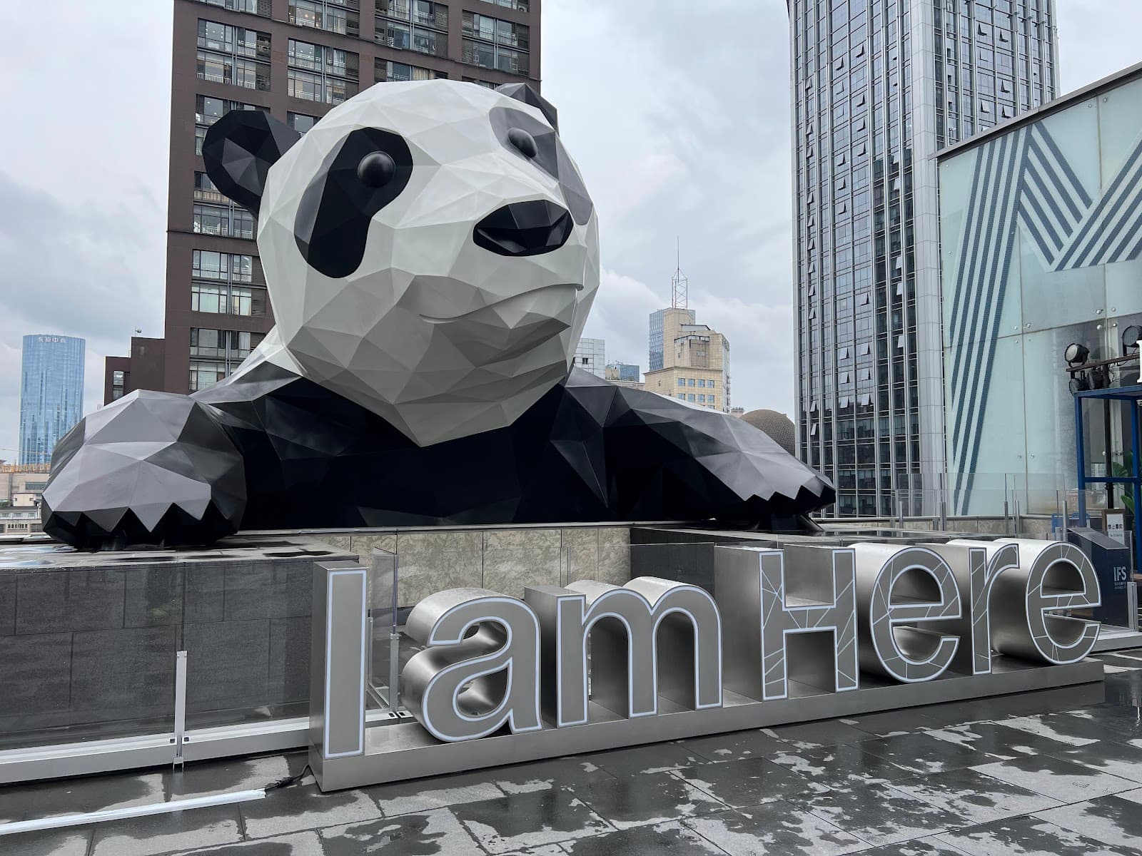 Chengdu IFS Panda Sculpture - Image 1