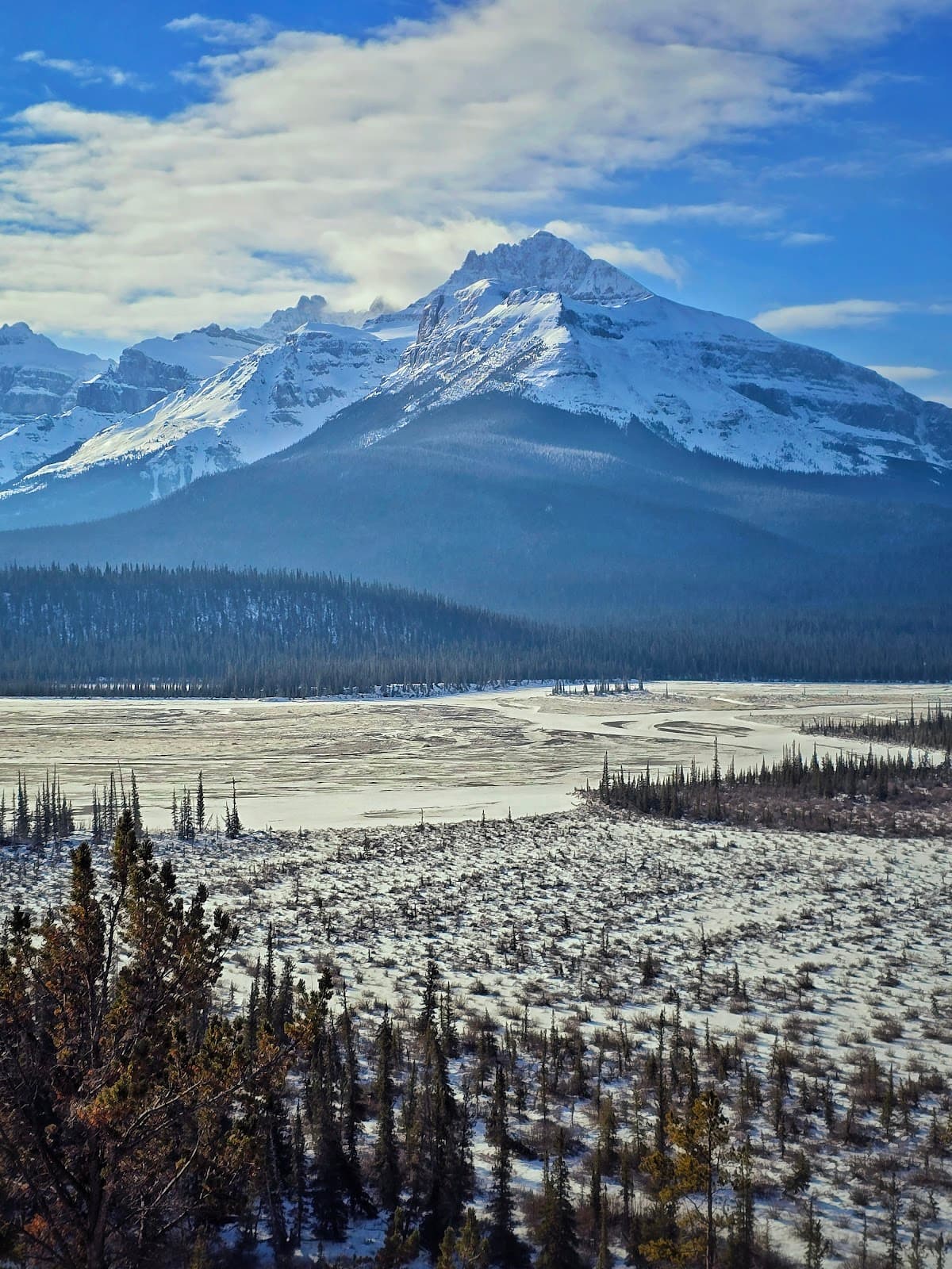 Howse Pass Viewpoint Saskatchewan River Crossing - Image 1