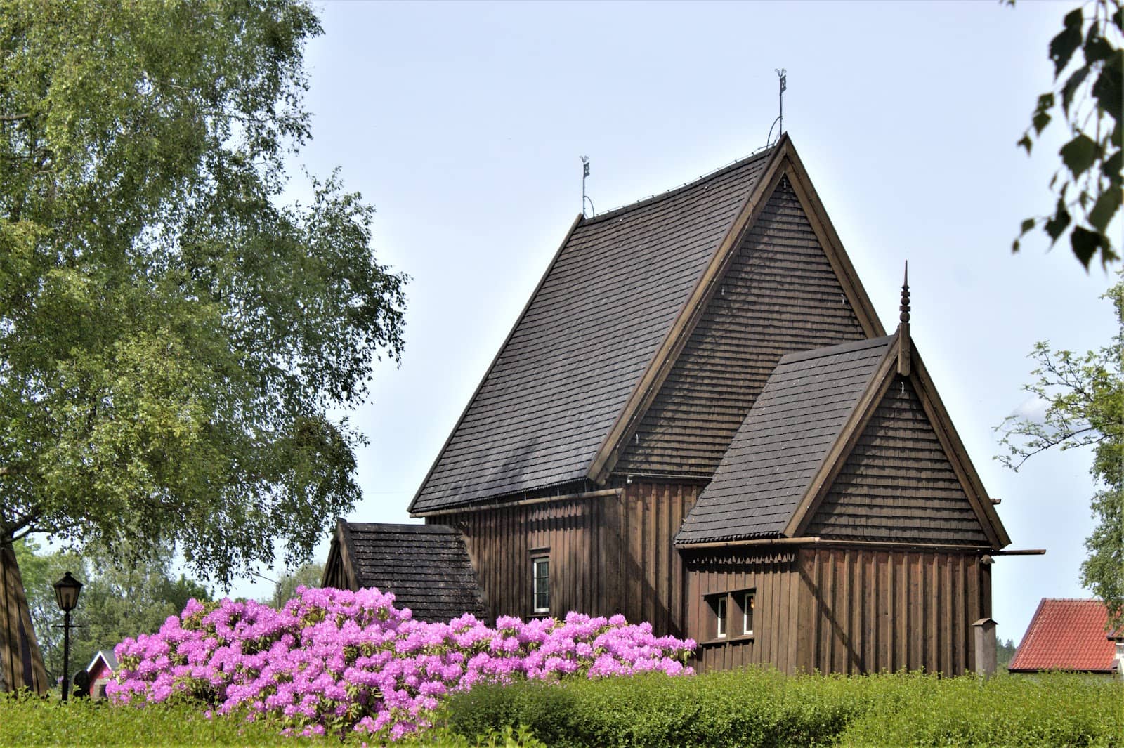 Serene Village Setting