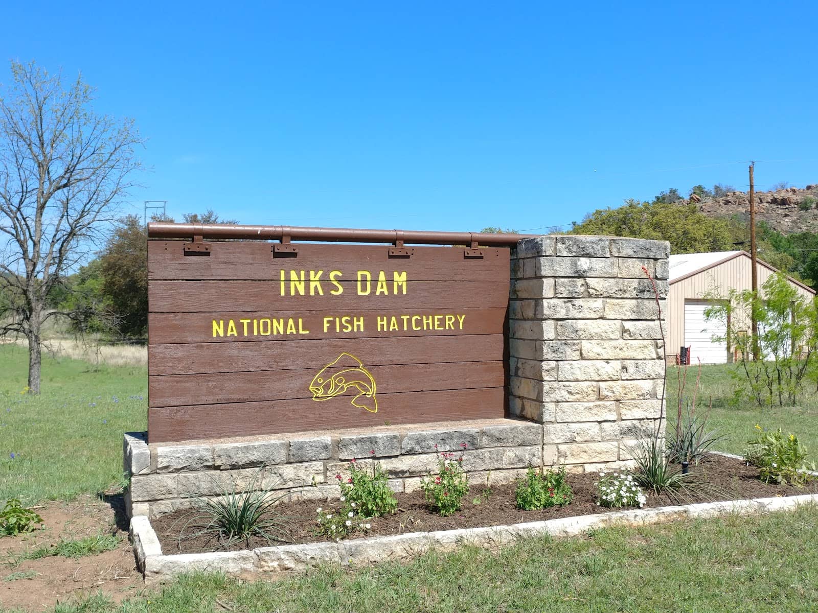 Inks Lake Dam Overlook