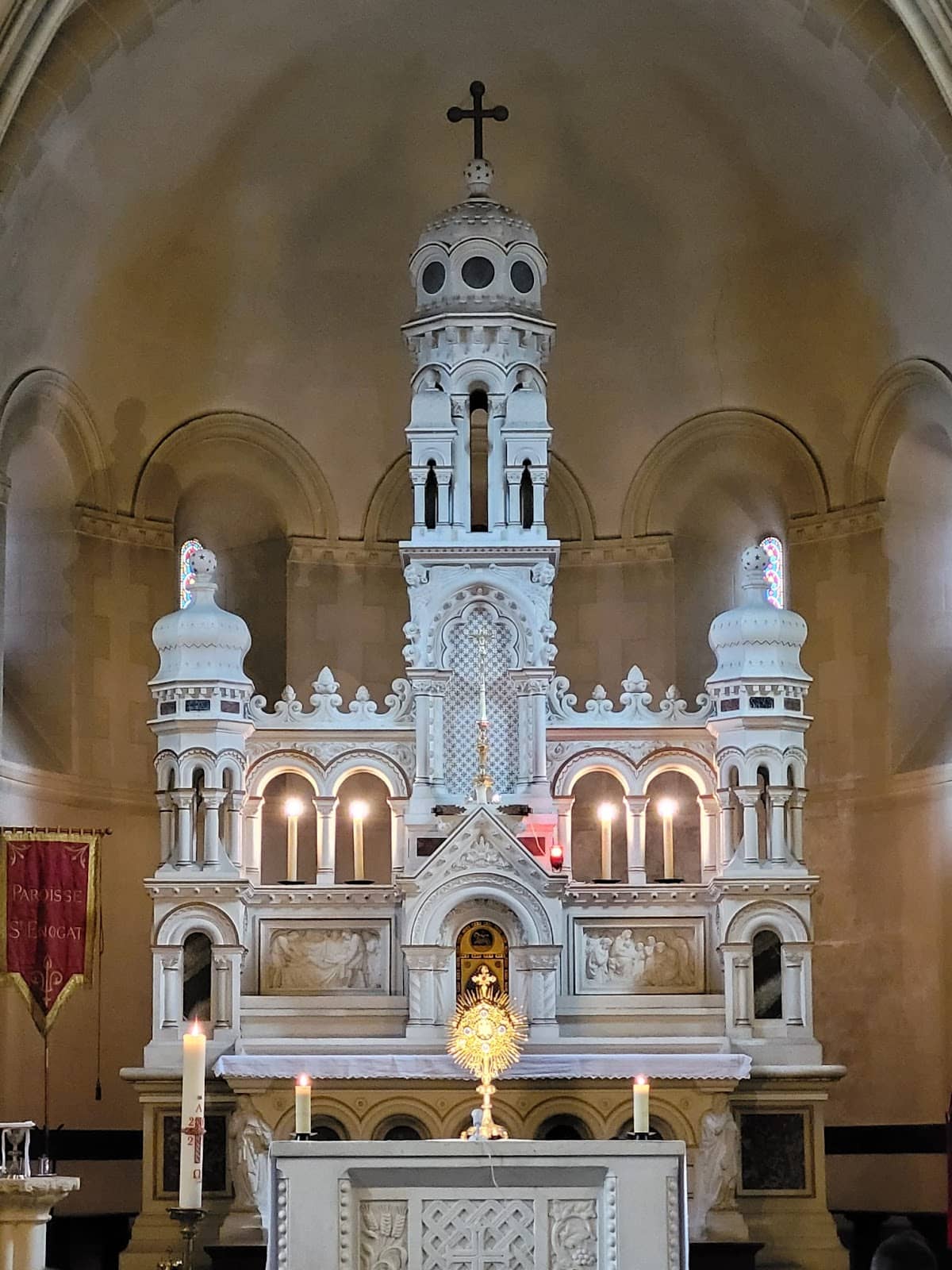 Warm Stained-Glass Light