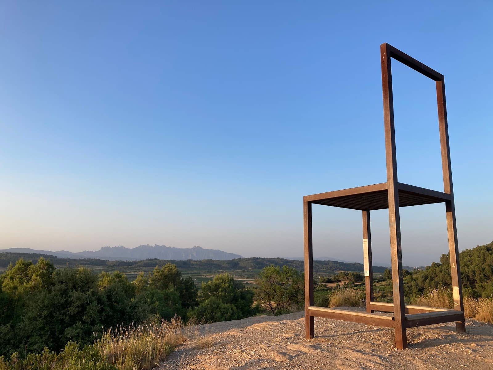 Montserrat in the Distance