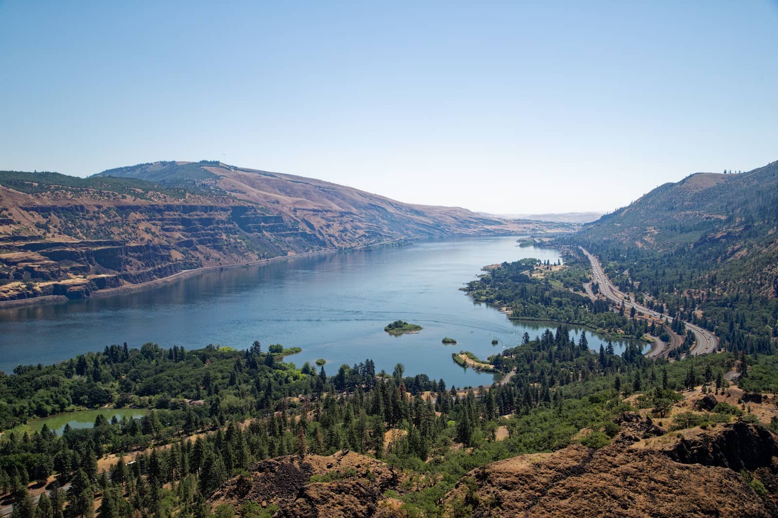 Panoramic Columbia River Gorge Views
