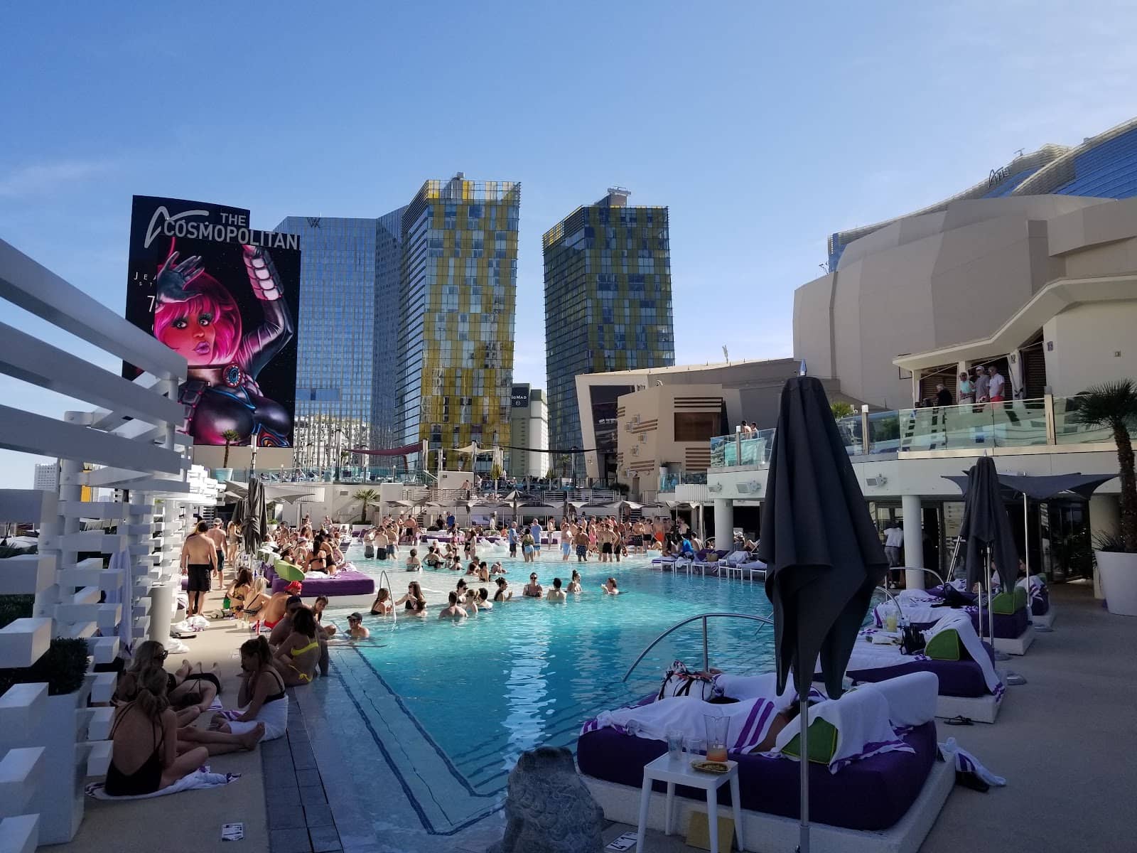 Vibrant Poolside Atmosphere
