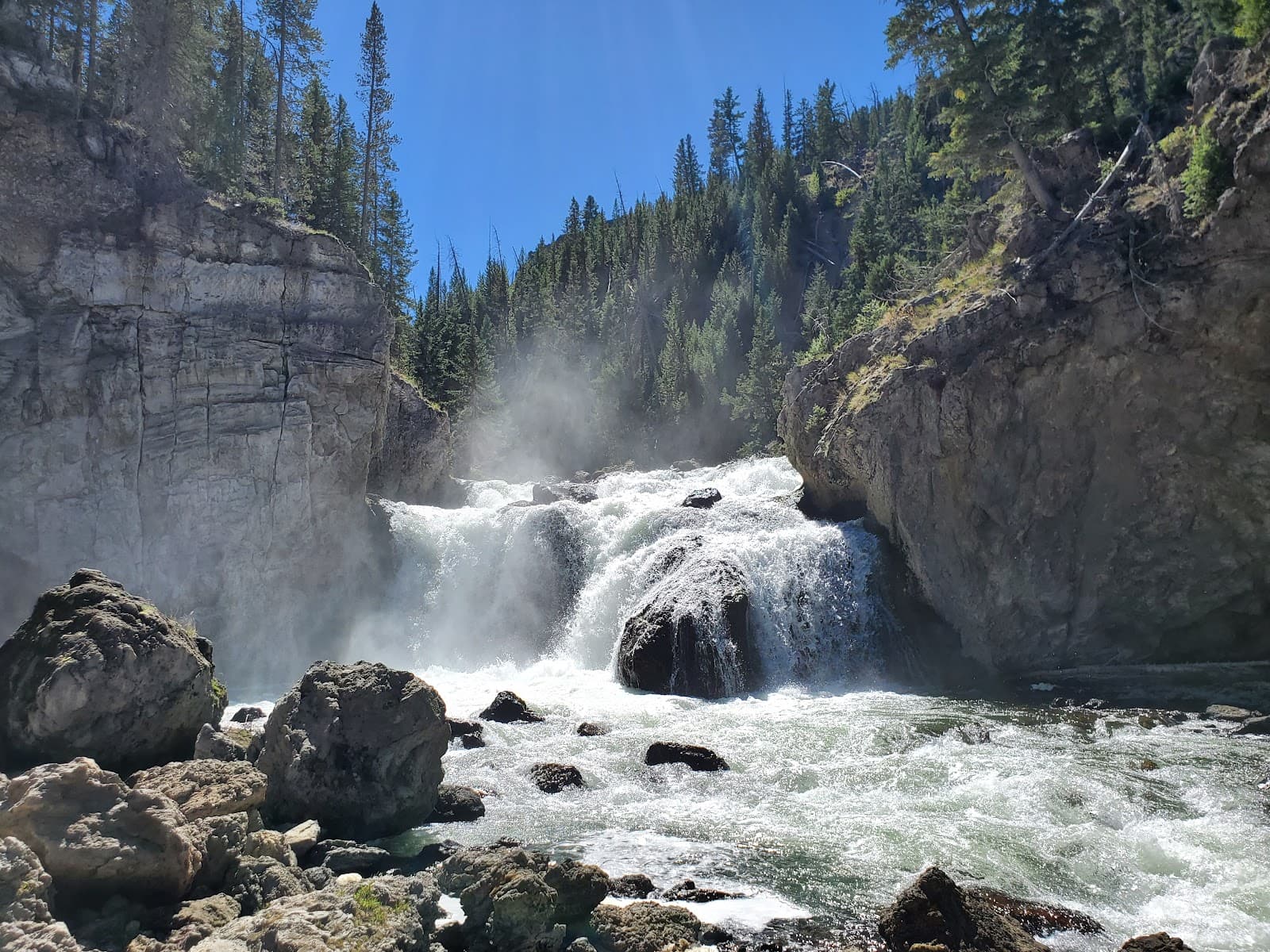 Firehole Canyon Drive Yellowstone National Park - Image 1