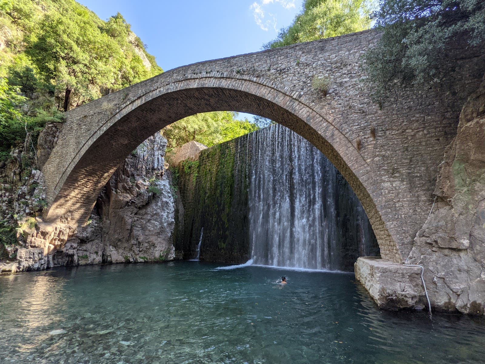 Paleokarya Bridge & Waterfall - Image 1