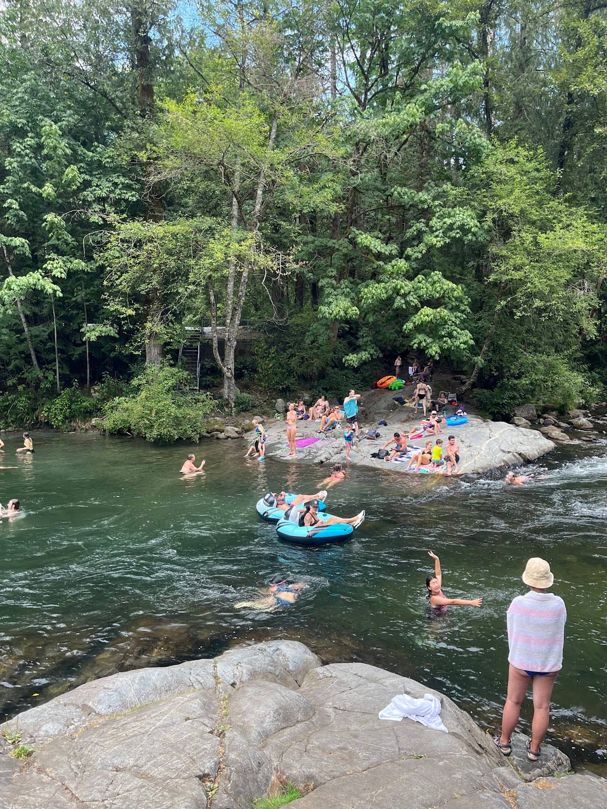 River Tubing Entry Point