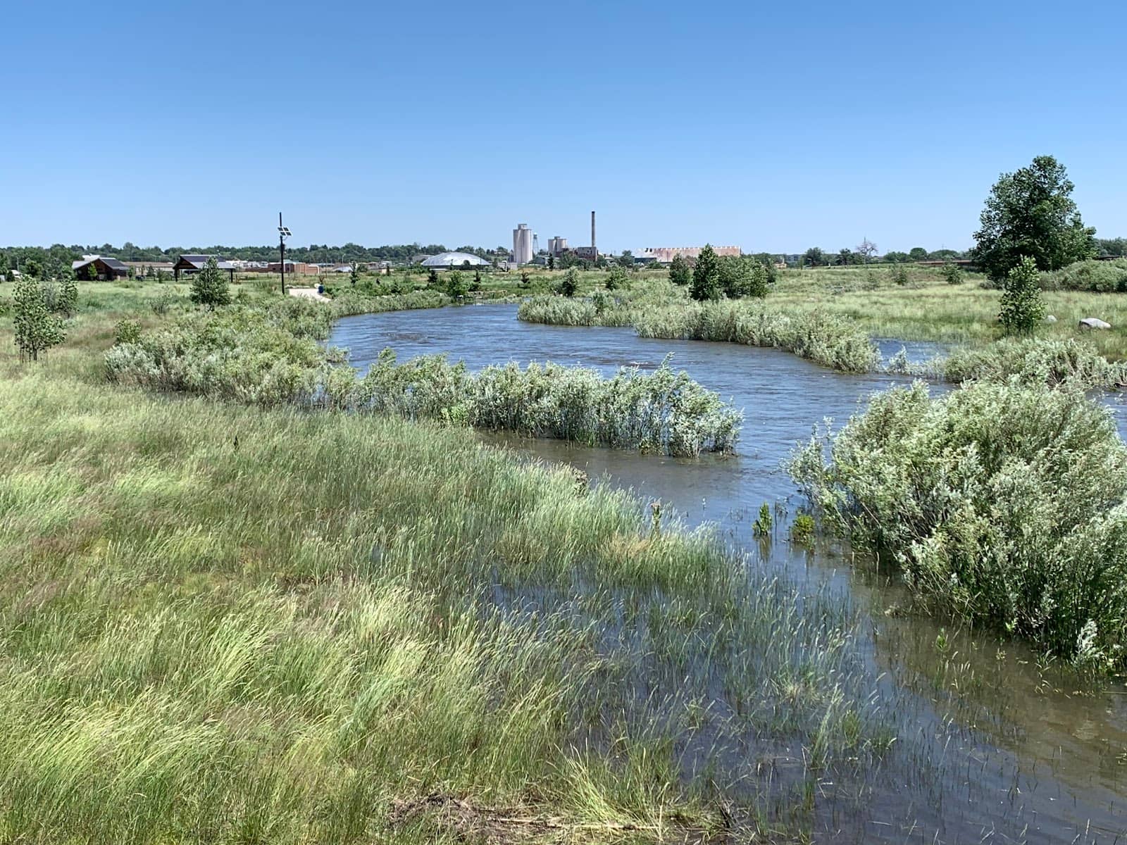 Overflowing St. Vrain River