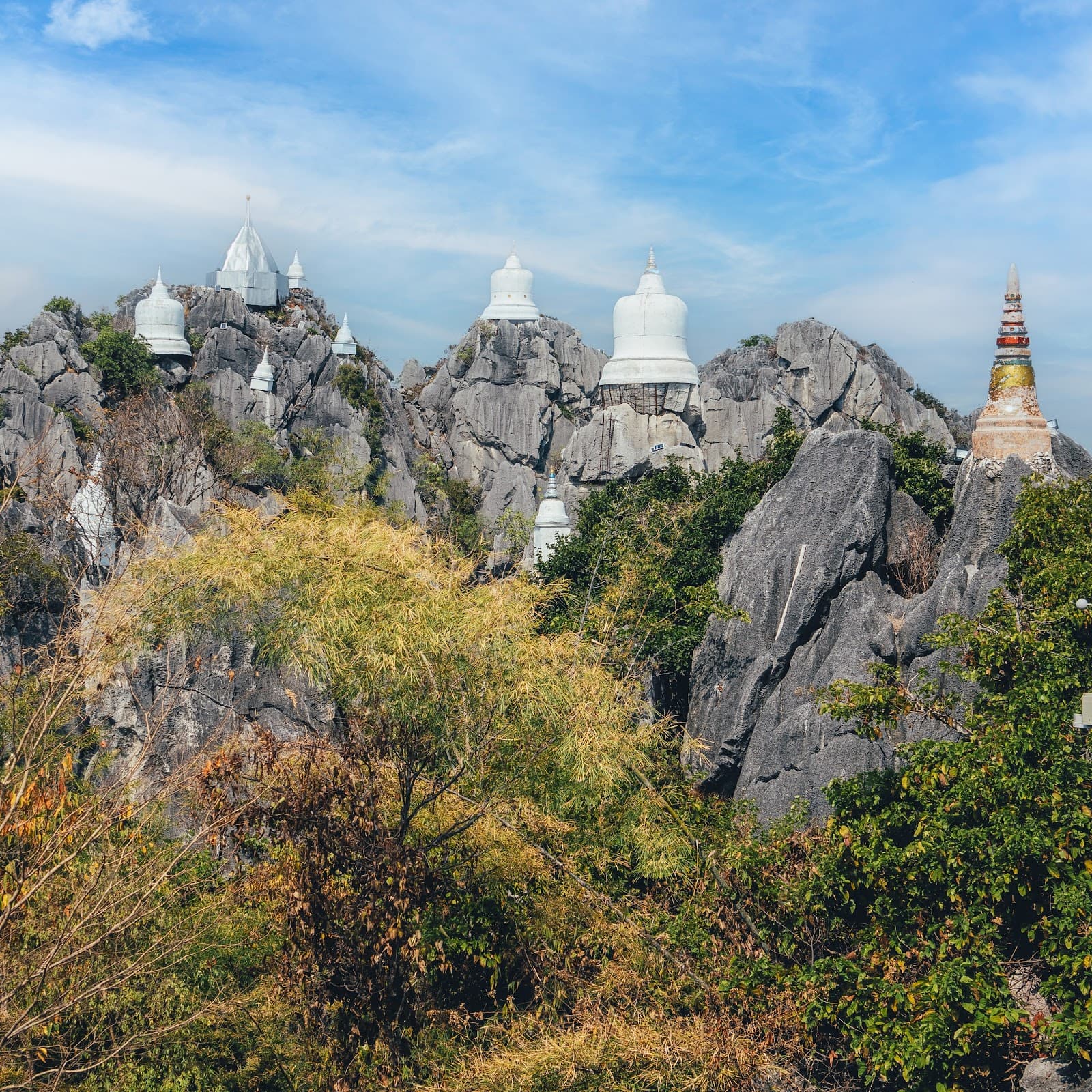 Lampang White Pagodas - Image 1