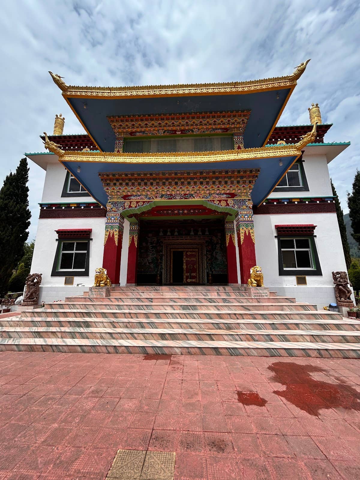 Peaceful Monastery Grounds