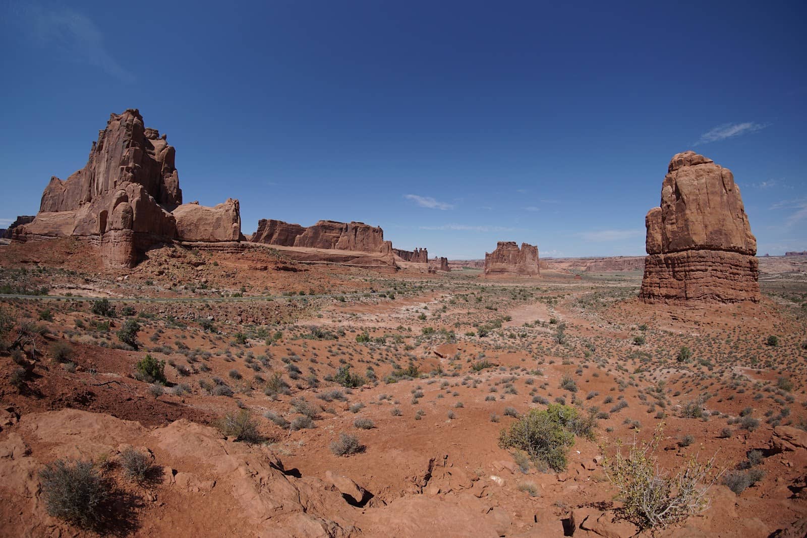 Contrast of Red Rock and Snow