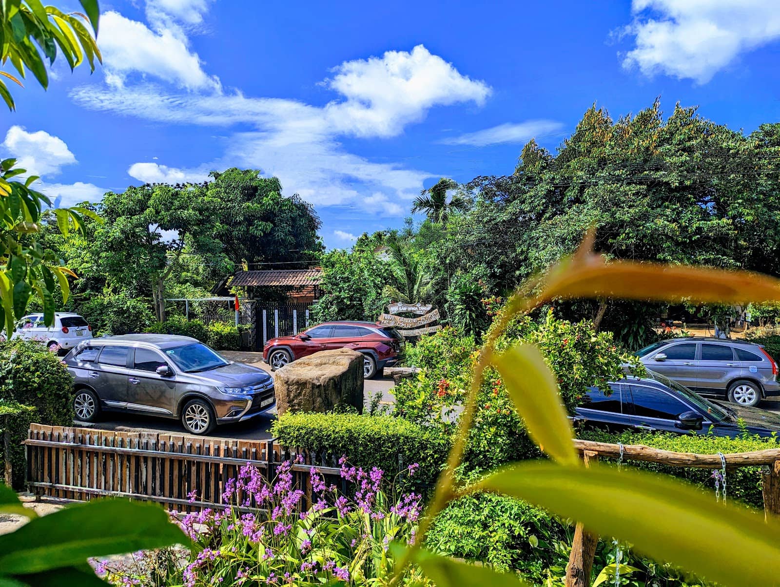 Serene Village Atmosphere