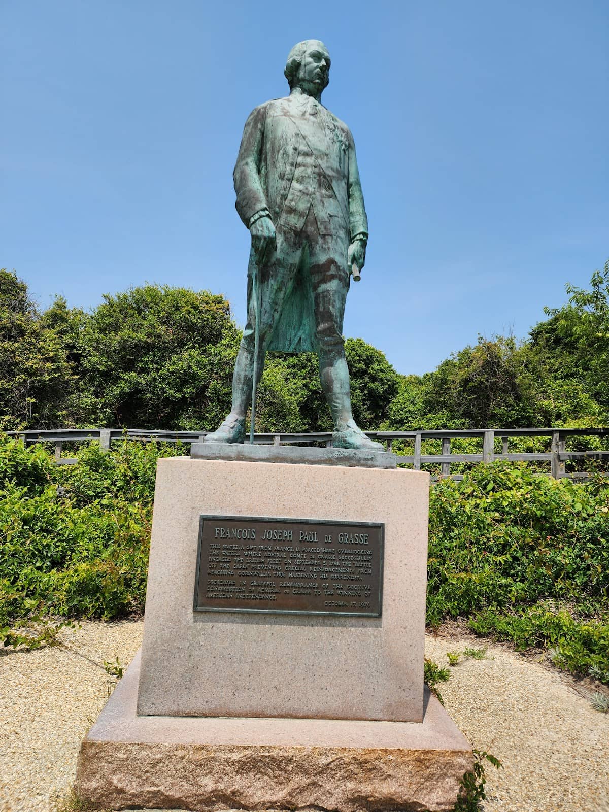 Admiral de Grasse Statue