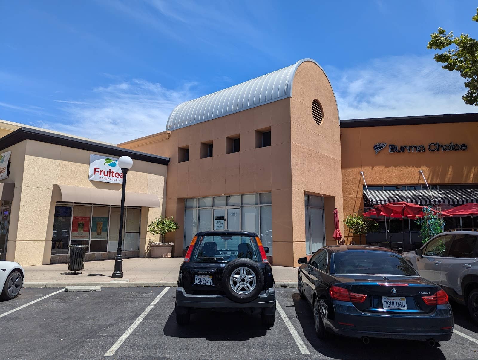 Vibrant Town Center Atmosphere