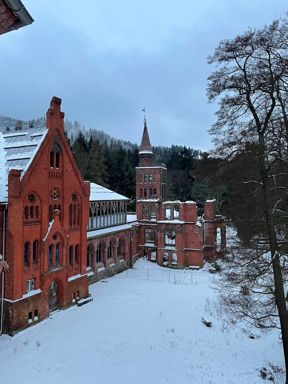 Brehmer Sanatorium Ruins - Image 1