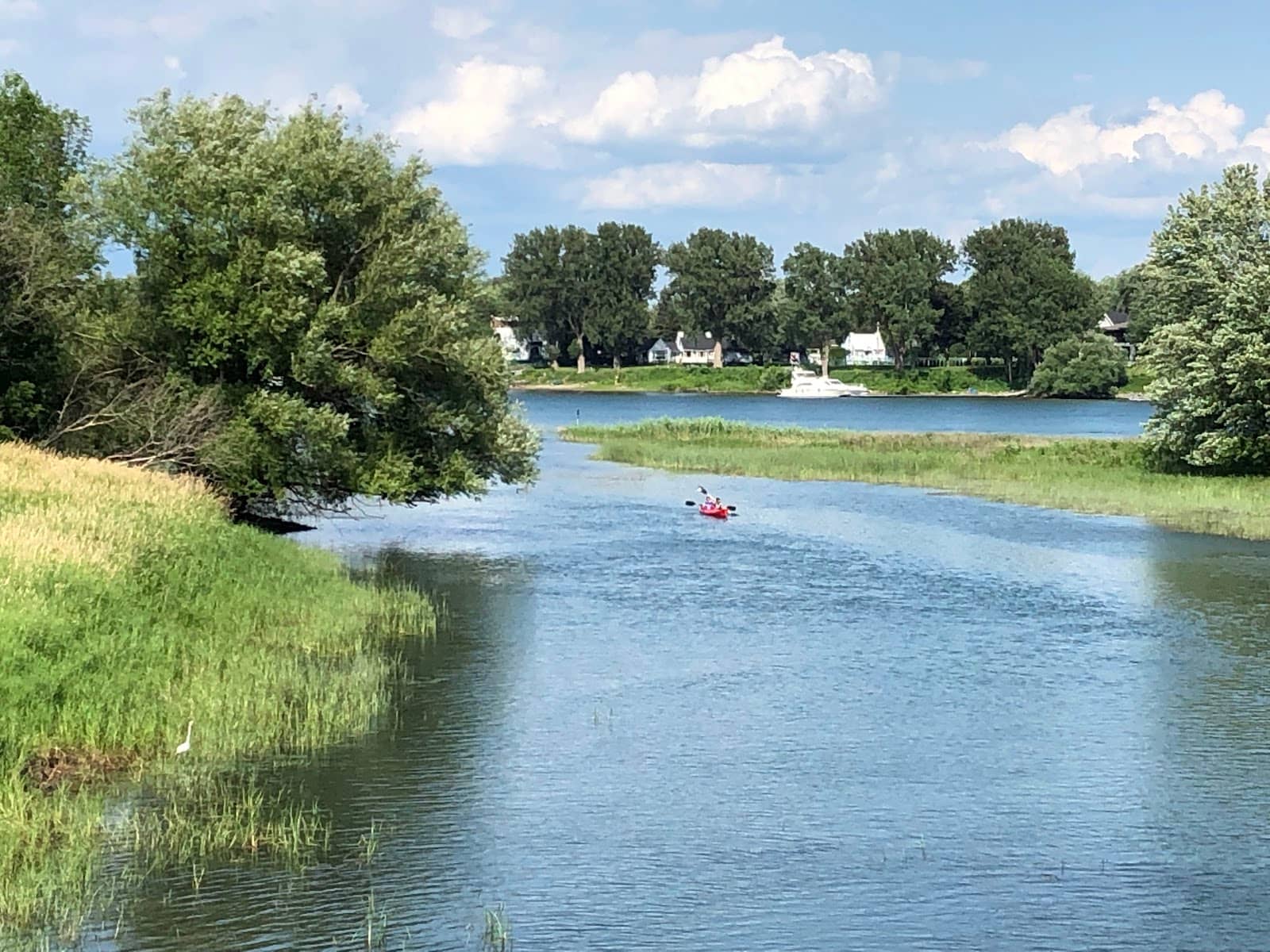 Kayaking on the River