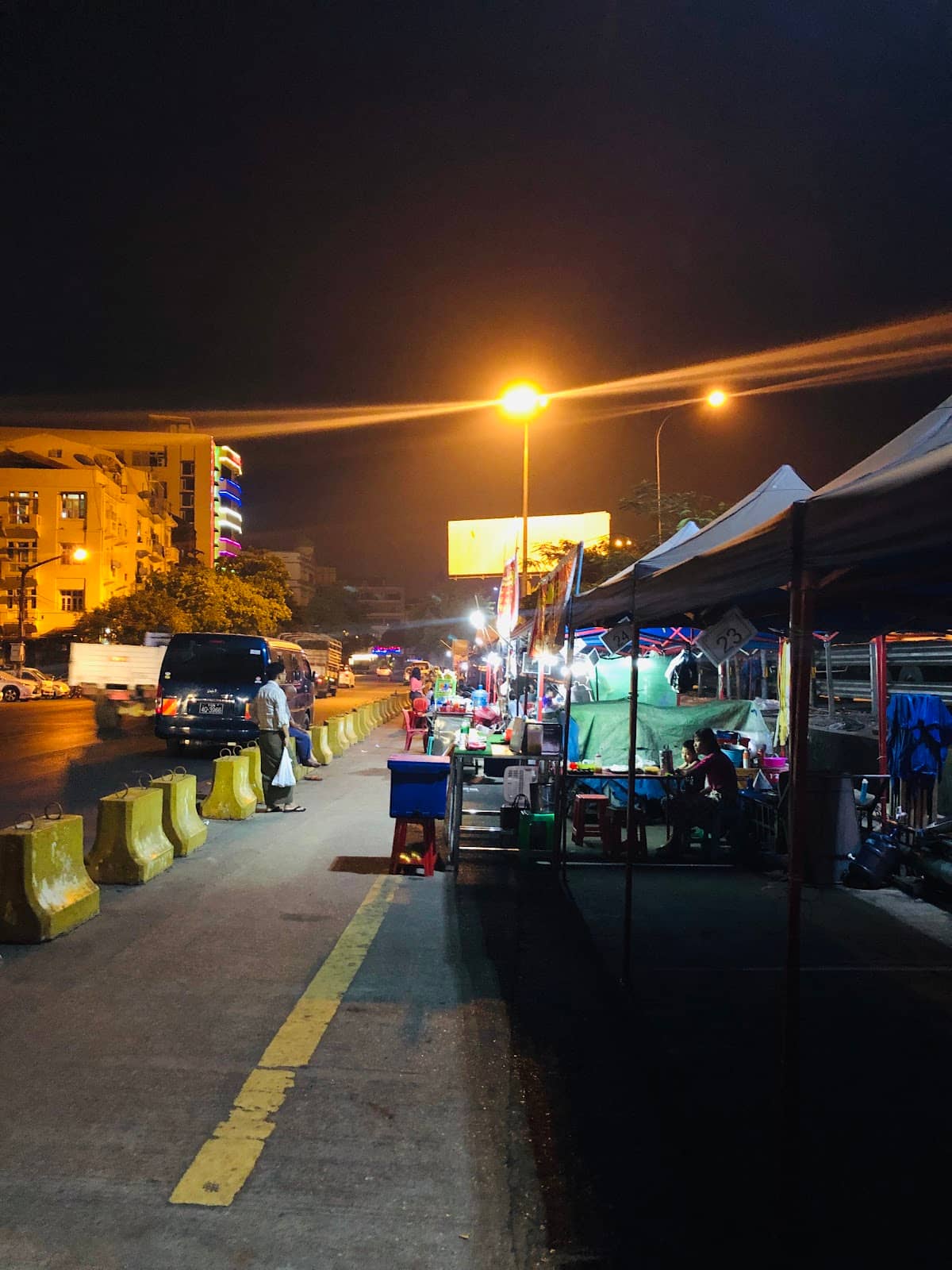 Downtown Yangon's Evening Buzz